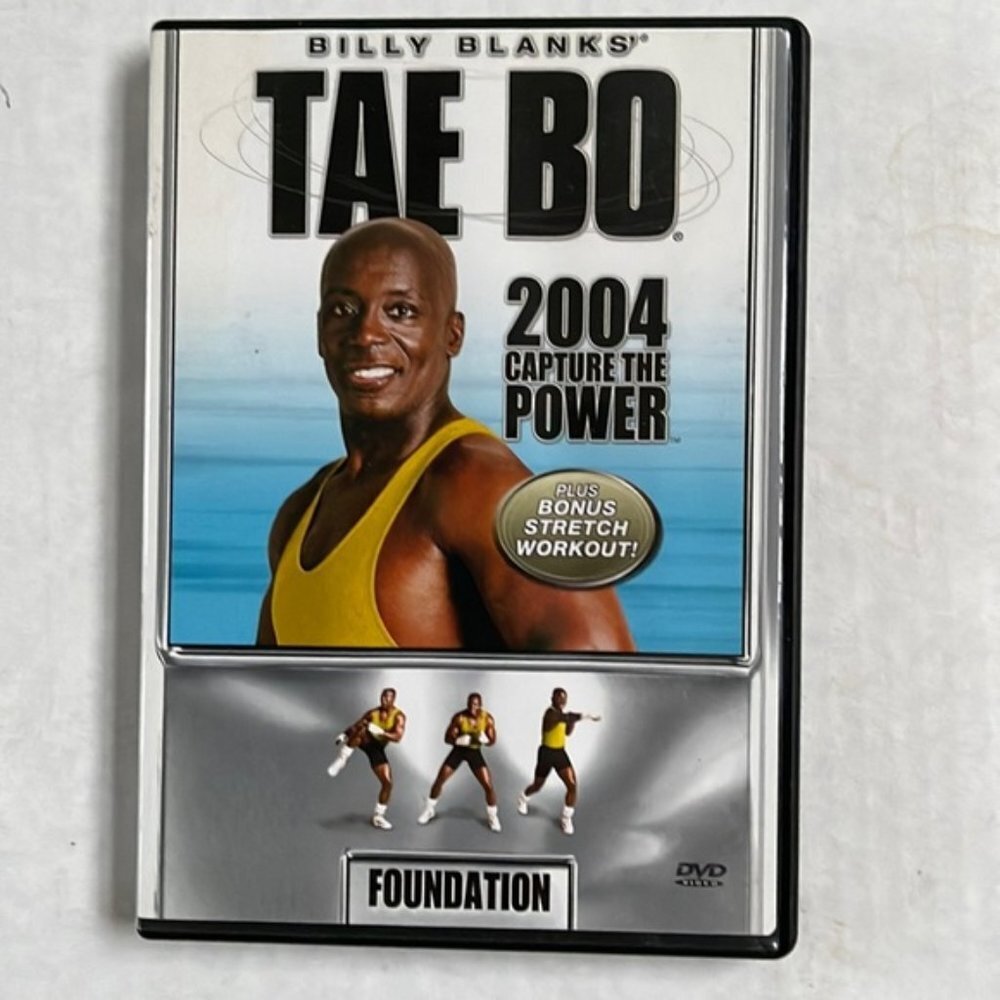 Billy Blanks Tae Bo Foundation 2004 Capture the  Power Workouts DVD Exercise